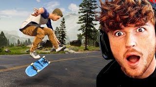 Becoming a Pro SKATEBOARDER in Realistic Game [upl. by Adnavoj]