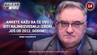 INTERVJU Đorđe Vukadinović  Ankete kažu da će ovo biti najneizvesniji izbori od 2012 16112023 [upl. by Nuzzi]