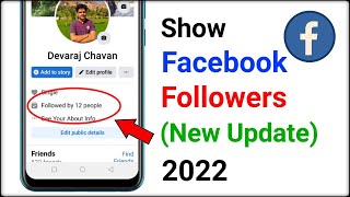 how to show followers on facebook 2022  facebook follower option  facebook followers settings [upl. by Drawe768]