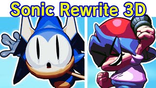 Friday Night Funkin Rewrite SonicEXE Reanimated  Falter Alters Prime Retake FNF Mod Sonic 3d [upl. by Nylavad]