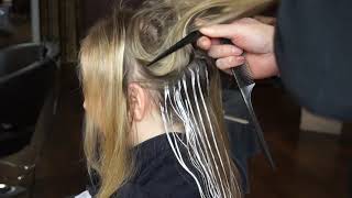 TUTORIELBalayage blond cheveux fin [upl. by Zenobia640]