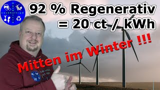 Billiger regenerativer Strom im Winter für Wärmepumpe und EAuto [upl. by Immaj]