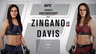 EASPORTS UFC 3 Cat Zingano vs Alexis Davis [upl. by Amil]