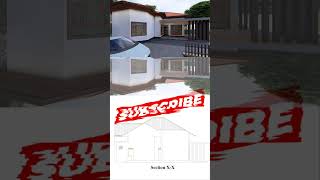 House Design with 3 Bedrooms 3dhousedesign home housedesign [upl. by Ahsenek]