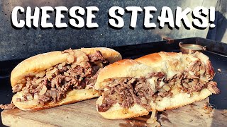 Cheesesteak on a Griddle [upl. by Hamrnand]