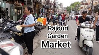 Rajouri garden market Delhi Latest video Walking Tour [upl. by At286]