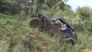 Quadix Buggy 1100 4x4 Offroadtest  meti quer ab hoch [upl. by Ardaed]