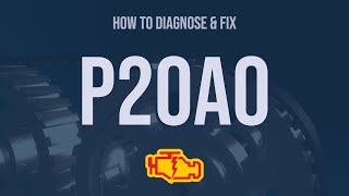 How to Diagnose and Fix P20A0 Engine Code  OBD II Trouble Code Explain [upl. by Reltuc]