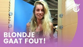 Blondine gaat los in foute bar  FRANKRIJK IS VAN ONS 06 [upl. by Atinomar]