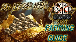 Easy Low Budget 20 Div Farming Strategy  Path of Exile 325 [upl. by Onaicnop130]