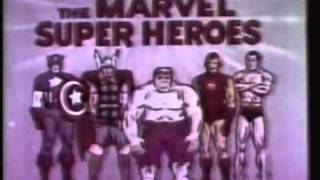 Marvel Super Heroes 1966  INTRO IN COLOR AND A CAPTAIN AMERICA BIO [upl. by Melodee718]