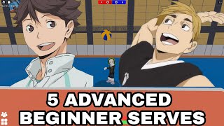 5 Advanced Beginner Serves In Volleyball 42 [upl. by Ahserkal]