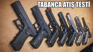 PÄ°YASADAKÄ° AIRSOFT TABANCALARI VE GÃœÃ‡LERÄ°  GLOCK  P226  BARETTA  CZ75  HÄ°CAPA  1911  LUGER [upl. by Elodea267]