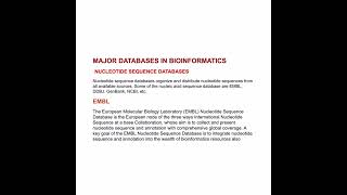 Nucleotide sequence databases part  1  Malayalam explanation [upl. by Martelli704]