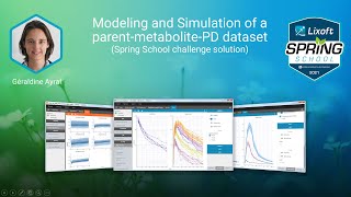 Modeling and Simulation of a parentmetabolitePD datatset Spring School challenge solution [upl. by Lalat]