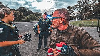 Police come after me on my Freedom MachineHarley Davidson [upl. by Ettevey935]