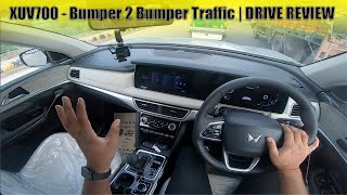 XUV700 Diesel  Detailed Drive Review  Mileage  Comfort  Suspension  City Ride  MAHINDRA XUV700 [upl. by Alyek]