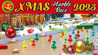 Christmas Marble Race 2023 ❄️ with Marble League teams 🎅 [upl. by Notac]