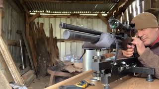 Prueba de tiro de rifle KUZEY TX1 55 o 22 en Chile [upl. by Atem937]