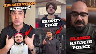 Assasination Attempt on Iqrar Ul Hassan😨  Nadeem Mubarak on Shopify Chor  Junaid Akram [upl. by Keifer]