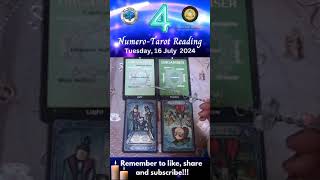 Unleash Your Fate With Numerotarot July 16th 2024  Seize The Opportunity tarot short shorts [upl. by Eahs]