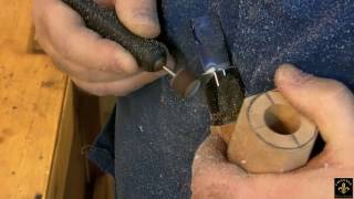 Part 4 of 5 How to make a complex pipe stem  by Mastro Grandolfo [upl. by Sosthenna17]