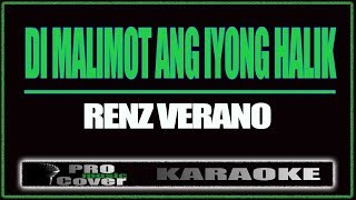 Di malimot ang iyong halik  Renz Verano KARAOKE [upl. by Asilram853]