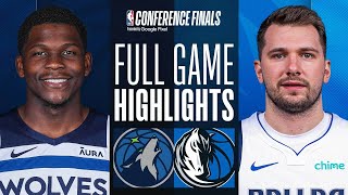 3 TIMBERWOLVES at 5 MAVERICKS  FULL GAME 3 HIGHLIGHTS  May 26 2024 [upl. by Mulvihill]