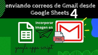 Enviar correo desde Google Sheets 4 Logo en tabla HTML [upl. by Kifar]