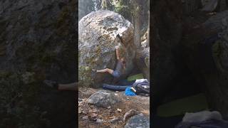 Squamish Special V4  Cave Dweller Boulders  The Boulderfields Kelowna [upl. by Alsi]