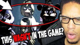 Five Nights at Freddys Unused Content REACTION [upl. by Trepur]