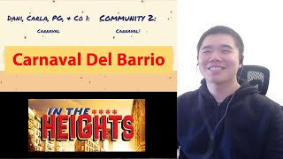 Carnaval Del Barrio In the Heights Reaction  Music Mondays [upl. by Euphemia]