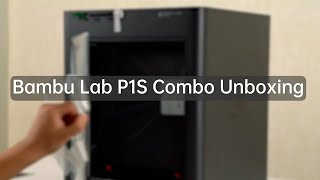 Bambu Lab P1S Combo Official Unboxing [upl. by Siuqaj434]