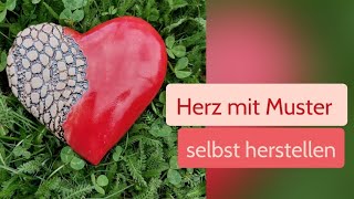 Töpfern Herz selbst herstellen  Tutorial DIY  Einfach für Anfänger [upl. by Muns639]