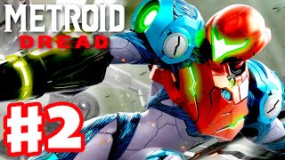 Metroid Dread  Gameplay Walkthrough Part 2  Wide Beam and Morph Ball Nintendo Switch [upl. by Eninej]