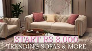 Sofas For Morden Homes Office Posh look Trending Furniture units  Customize Sofa Factory Kirti [upl. by Enamrej]