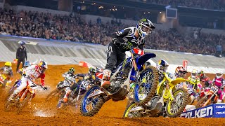 Supercross Round 7 450SX Highlights  Arlington TX ATampT Stadium  Feb 25 2023 [upl. by Ticon]