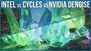 Denoising in Blender 281  Intels ML Compositing Node vs Cycles vs NVIDIA DNoise [upl. by Ileyan]