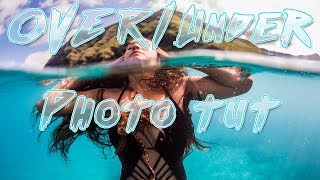 How to shoot PERFECT OverUnder Photos Underwater photography tutorial shangerdanger w DALLMYD [upl. by Vandervelde]