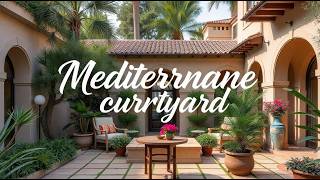 60 Stunning Mediterranean Courtyard Ideas  Outdoor Design Inspiration [upl. by Eatnuhs949]