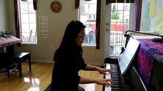 Polonaise in G minor by J S Bach RCM Level 3 piano [upl. by Antipas]