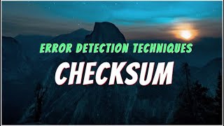 Checksum  Error Detection Techniques  Computer Networks  BANGLA Lecture [upl. by Ingalls367]