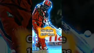 Chris Gayle best inning in IPL💥 175  most run in one inning  shorts cricket [upl. by Ramalahs547]