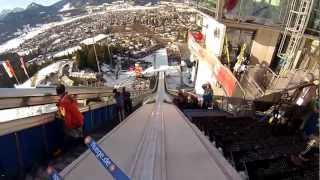 GoPro Sprung 4SchanzenTournee Oberstdorf Florian Horst [upl. by Aihsiek]