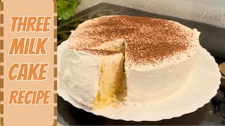 Three Milk Cake Recipe  Qaisera Kitchen [upl. by Wakefield]