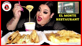 MEXICAN FOOD MUKBANG  Chimichanga  Taquitos  Guacamole  Queso Dip [upl. by Natek]