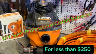 EASY 😀DIY SHOP VAC TO CARPET EXTRACTOR CONVERSION diy [upl. by Matteo274]