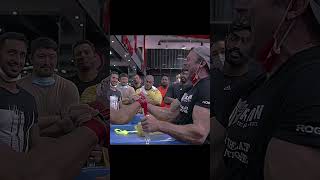 Devon Larratt punished an uncultured guy🥶armwrestling [upl. by Auqenaj]