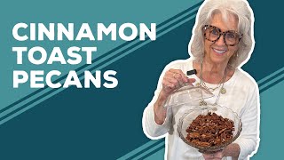 Love amp Best Dishes Cinnamon Toast Pecans Recipe  Roasted Nuts Recipe  Toasted Pecans [upl. by Eirbua]