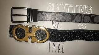 HOW TO SPOT A FAKE BELT FERRAGAMO [upl. by Alidus]